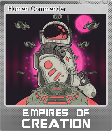 Series 1 - Card 1 of 8 - Human Commander