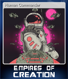 Series 1 - Card 1 of 8 - Human Commander