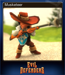 Series 1 - Card 6 of 9 - Musketeer