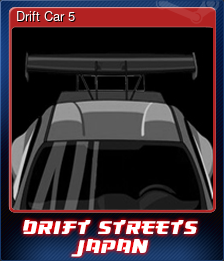 Series 1 - Card 5 of 5 - Drift Car 5