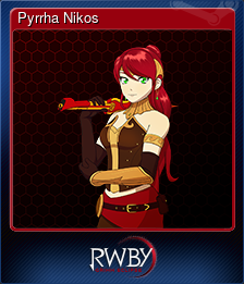 Series 1 - Card 8 of 8 - Pyrrha Nikos