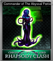 Series 1 - Card 9 of 10 - Commander of The Abyssal Forces