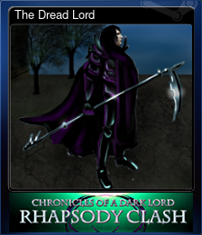 Series 1 - Card 7 of 10 - The Dread Lord