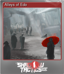 Series 1 - Card 2 of 8 - Alleys of Edo