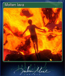 Series 1 - Card 11 of 15 - Molten lava