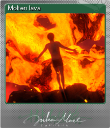 Series 1 - Card 11 of 15 - Molten lava