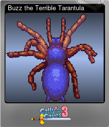 Series 1 - Card 3 of 7 - Buzz the Terrible Tarantula
