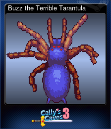 Series 1 - Card 3 of 7 - Buzz the Terrible Tarantula