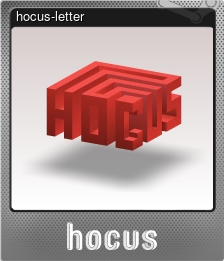 Series 1 - Card 8 of 8 - hocus-letter