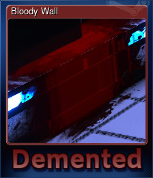 Series 1 - Card 2 of 5 - Bloody Wall