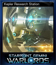 Series 1 - Card 4 of 8 - Kepler Research Station