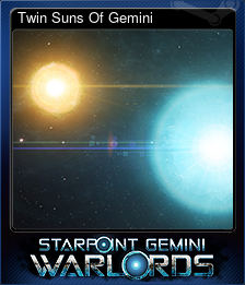 Series 1 - Card 5 of 8 - Twin Suns Of Gemini