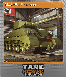 Series 1 - Card 8 of 10 - M4A3E8 Sherman