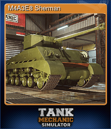 Series 1 - Card 8 of 10 - M4A3E8 Sherman