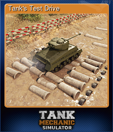 Series 1 - Card 1 of 10 - Tank's Test Drive