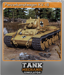 Series 1 - Card 5 of 10 - Panzerkampfwagen KV-1B