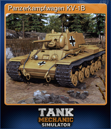 Series 1 - Card 5 of 10 - Panzerkampfwagen KV-1B