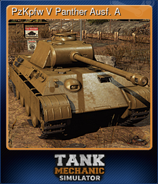 Series 1 - Card 7 of 10 - PzKpfw V Panther Ausf. A