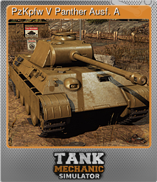 Series 1 - Card 7 of 10 - PzKpfw V Panther Ausf. A