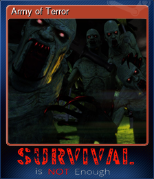 Series 1 - Card 4 of 5 - Army of Terror