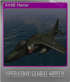 Series 1 - Card 4 of 5 - AV8B Harrier