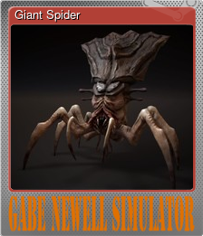 Series 1 - Card 5 of 6 - Giant Spider