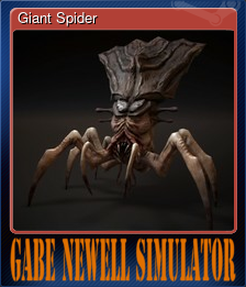 Series 1 - Card 5 of 6 - Giant Spider