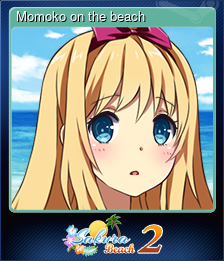 Series 1 - Card 2 of 5 - Momoko on the beach