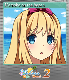 Series 1 - Card 2 of 5 - Momoko on the beach