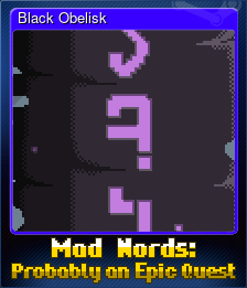 Series 1 - Card 4 of 8 - Black Obelisk