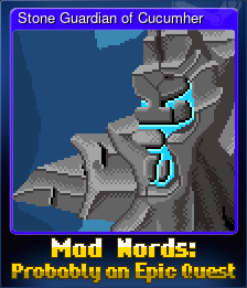 Series 1 - Card 6 of 8 - Stone Guardian of Cucumher