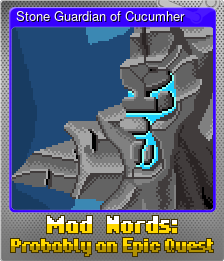 Series 1 - Card 6 of 8 - Stone Guardian of Cucumher