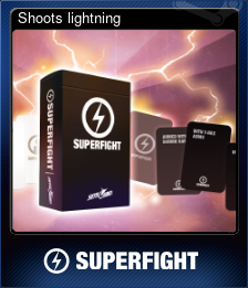 Series 1 - Card 4 of 6 - Shoots lightning