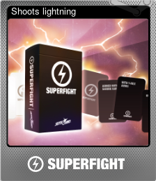 Series 1 - Card 4 of 6 - Shoots lightning