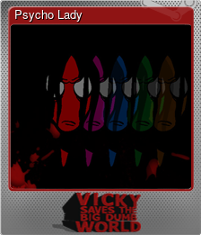 Series 1 - Card 2 of 5 - Psycho Lady