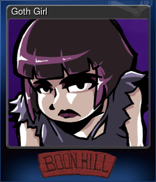 Series 1 - Card 6 of 7 - Goth Girl