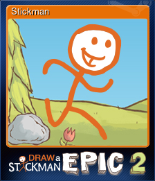 Series 1 - Card 6 of 7 - Stickman