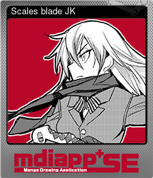 Series 1 - Card 4 of 6 - Scales blade JK