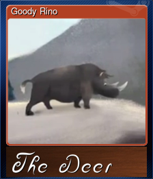 Series 1 - Card 2 of 5 - Goody Rino