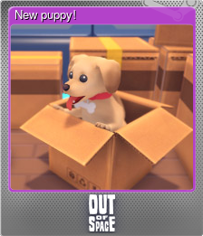 Series 1 - Card 8 of 10 - New puppy!