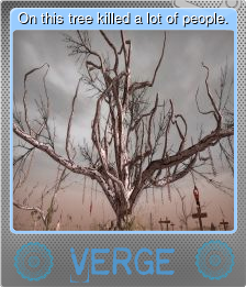 Series 1 - Card 4 of 7 - On this tree killed a lot of people.