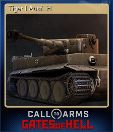 Series 1 - Card 7 of 7 - Tiger I Ausf. H