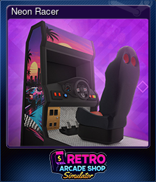 Series 1 - Card 8 of 10 - Neon Racer