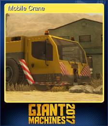 Series 1 - Card 1 of 7 - Mobile Crane
