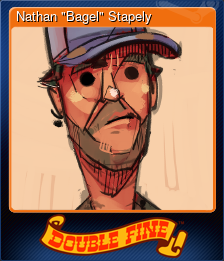 Series 1 - Card 10 of 10 - Nathan "Bagel" Stapely