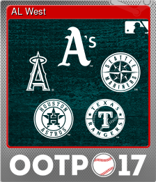 Series 1 - Card 3 of 6 - AL West