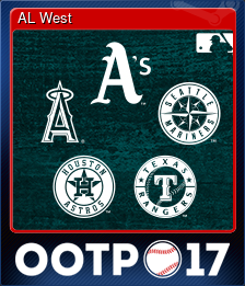 Series 1 - Card 3 of 6 - AL West