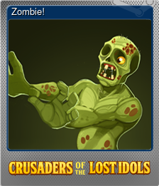 Series 1 - Card 4 of 5 - Zombie!