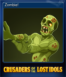 Series 1 - Card 4 of 5 - Zombie!