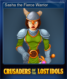 Series 1 - Card 1 of 5 - Sasha the Fierce Warrior